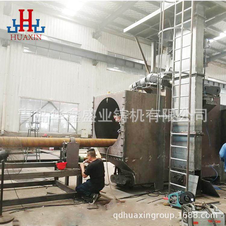 管道抛丸清理机生产厂家,钢管抛丸机,钢管外壁清理机