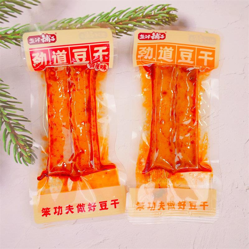 盐津铺子香辣味五香味劲道豆干香干辣条湖南特产休闲小吃散装称重