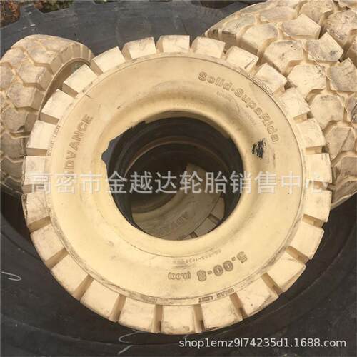 白色环保实心轮胎600/700-9 650-10 700-12 500-8 18*8-9 16*6-8
