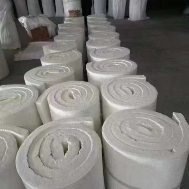 设施隔热隔音管道使用无毯石棉专用防火棉锅炉针刺工业硅酸铝窑炉