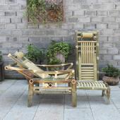 竹椅躺椅家用折叠椅阳台摇椅传统老式 靠背椅老人午休睡椅摇摇椅