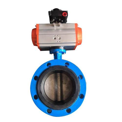 厂家供-D蝶641X12446Q气动蝶阀，不锈应钢蝶阀 气动法兰阀