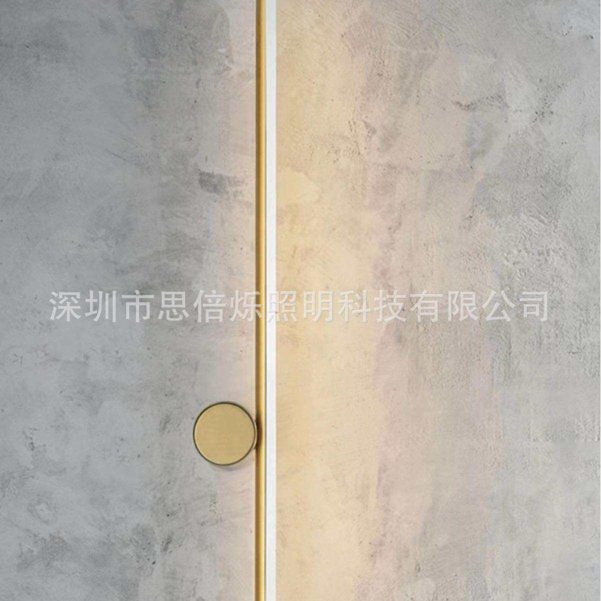 意大利极简约现代设计师样板房线条壁灯走廊过道楼梯卧室床头灯具