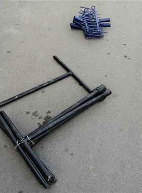 多功能铁路丁字扳手M46钢轨螺栓紧固扳手锻制套筒扳手