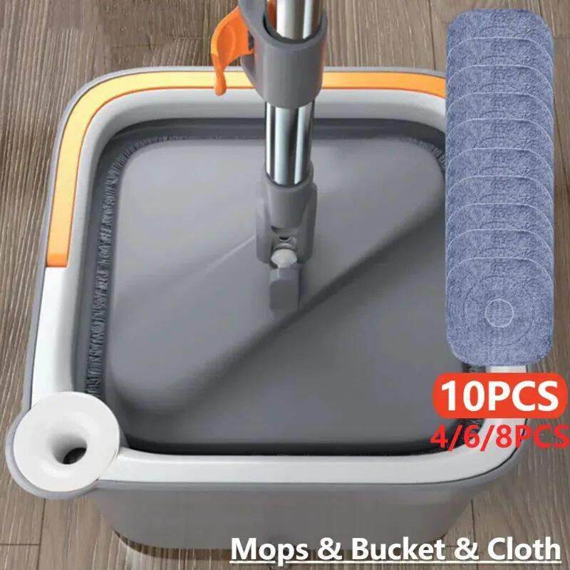 Lazy Floor Floating Mop Water Separation 360 Rotating Spin M