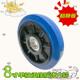 手推车轮25孔径17 6轮通车150直径200 6寸单轴承静音轮 8寸橡胶轮