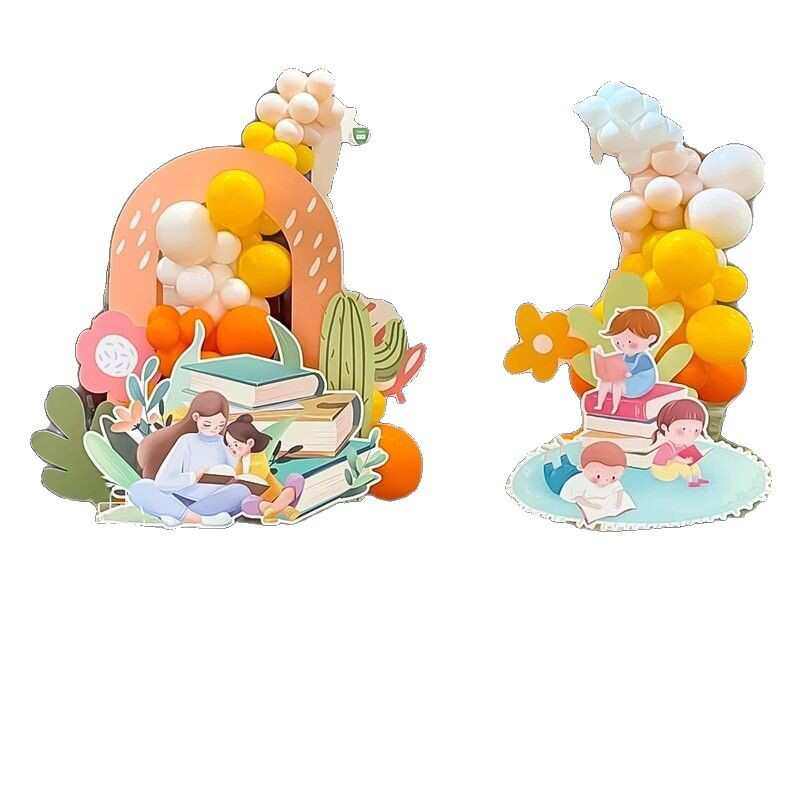 幼儿园学校亲子读书会气球氛围布置主题KT板世界读书日背景活动墙,节庆用品/礼品,吊顶纱幔,淘宝优惠券,粉丝福利购,淘宝优惠卷