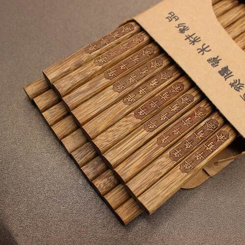 Wooden chopsticks,household unpainted wood tableware木制筷子