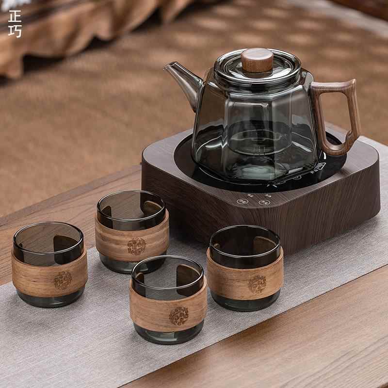 玻璃煮茶壶耐高温新款煮茶器围炉煮茶家用小型电陶炉养生壶烧水壶