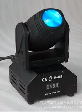颗10WED迷你小光束灯10W小摇LED小摇10W单头颗全彩4单合1L酒吧舞