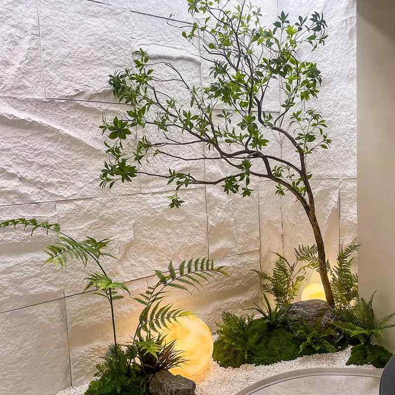 153135精品马木造景绿植橱窗室内植醉物仿真简假树装饰树大型榕树