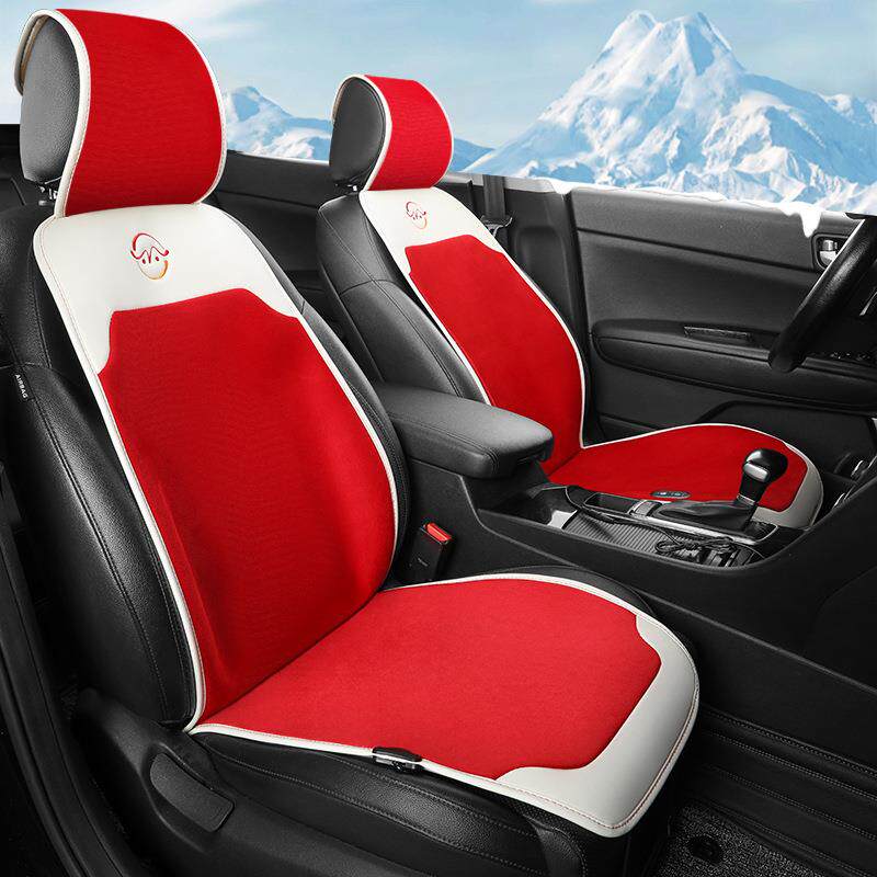 12v车载电加热汽车坐垫秋冬季主副驾驶单座双座单张电热保暖座套