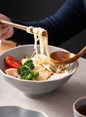 禾良烧碗碟套装一人食餐具家用陶瓷碗筷家庭一套日式面碗盘子勺子