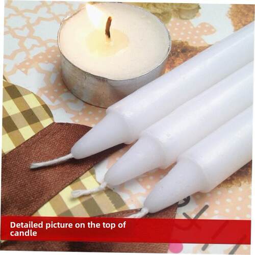 Red and white candle household lighting candles daily use
