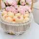 精致鸡蛋花篮坐月子时尚 手提篮子 礼物送产妇闺蜜生宝节日水果包装