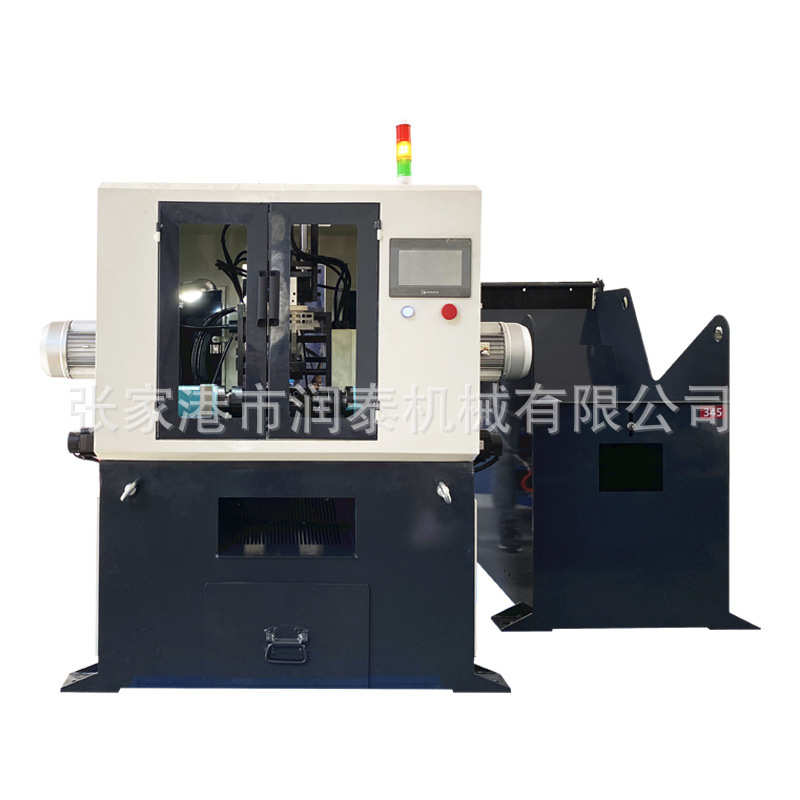 伺服短料双头倒角机备料机自动送料全自动液压圆管圆棒倒角机