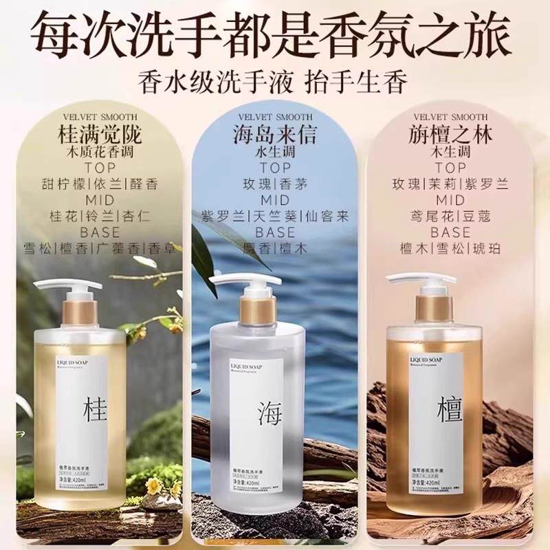 新品大容量香压久氛洗手液家用儿和童按泡沫型持留香温清WXZ洁正