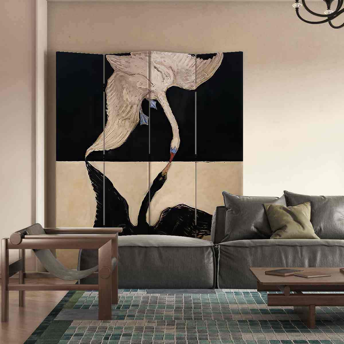 中古风折叠屏风隔断设计客厅玄关遮挡餐厅走廊实木折屏,住宅家具,庭院屏风,淘宝优惠券,粉丝福利购,淘宝优惠卷