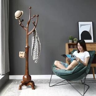 高档房间树形衣帽架落地式 收纳落地实木树枝衣架家用卧室客厅大款