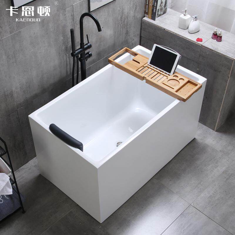 亚克力家用小户型浴缸淋浴一体浴盆成人网红保温浴缸浴池