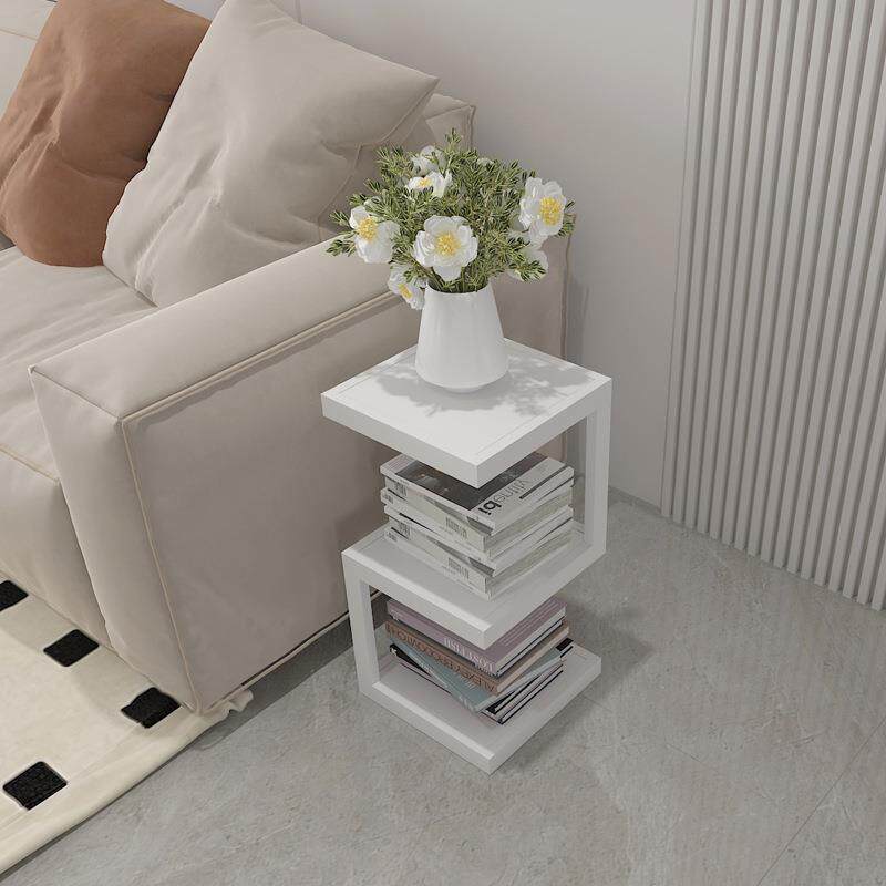 客厅电视柜上多层简易架子书架桌面书桌收纳置物架家用桌上小书柜