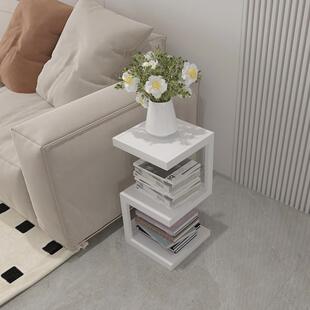 客厅电视柜上多层简易架子书架桌面书桌收纳置物架家用桌上小书柜