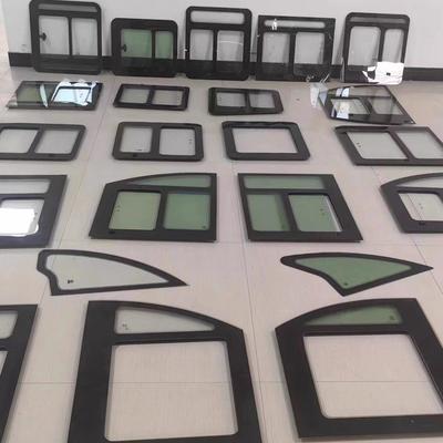 金彭宗申淮海全封闭半封闭侧门钢化玻璃电动三轮车侧窗钢化玻璃