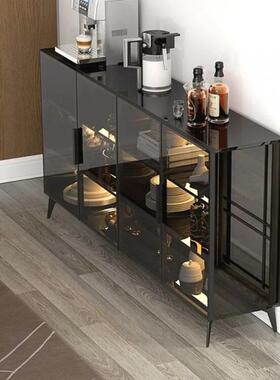 璃轻奢高档玻OWP家用厨房餐边柜简一储体靠墙客厅岩板现代约酒柜