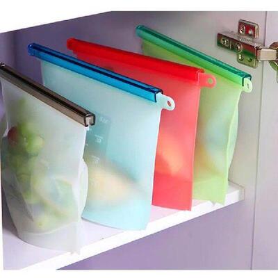 Silicone bag food storage bag large capacity cold storage