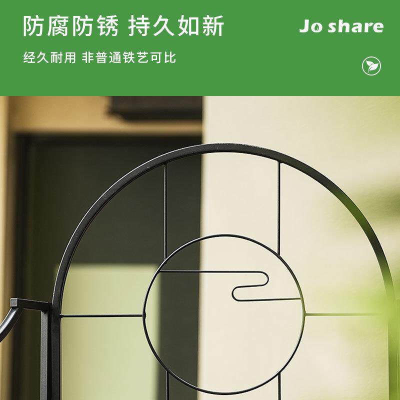 枝晓三层可变置物架拆卸庭院围栏收纳架户铁艺简约可折叠铁艺架子