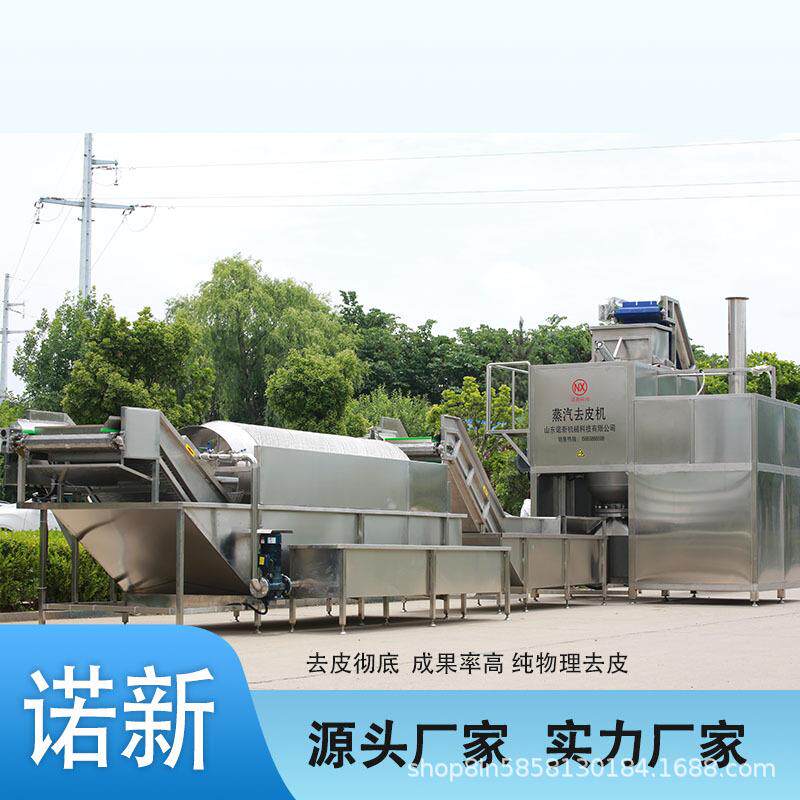 黄桃去皮无化学残留蒸汽去皮机去皮设备