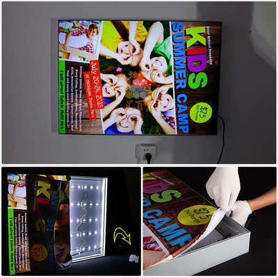 免接线220Vled超薄卡布灯箱 无框天花软膜灯箱服饰橱窗广告灯箱