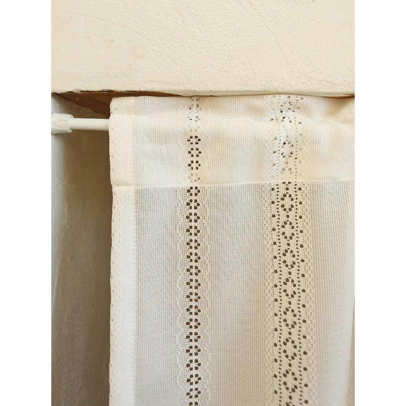 法式简约白月光蕾丝半帘缕空复古隔断免打孔门帘粘贴纱帘窗帘新品,居家布艺,窗纱,淘宝优惠券,粉丝福利购,淘宝优惠卷