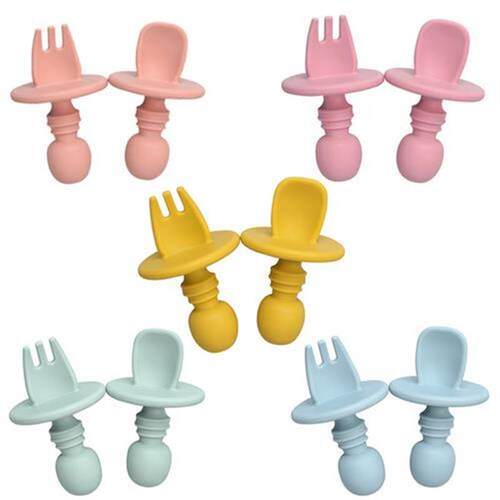 BAP Free Food Grade Infant Mini Silicone Tableware Set Baby
