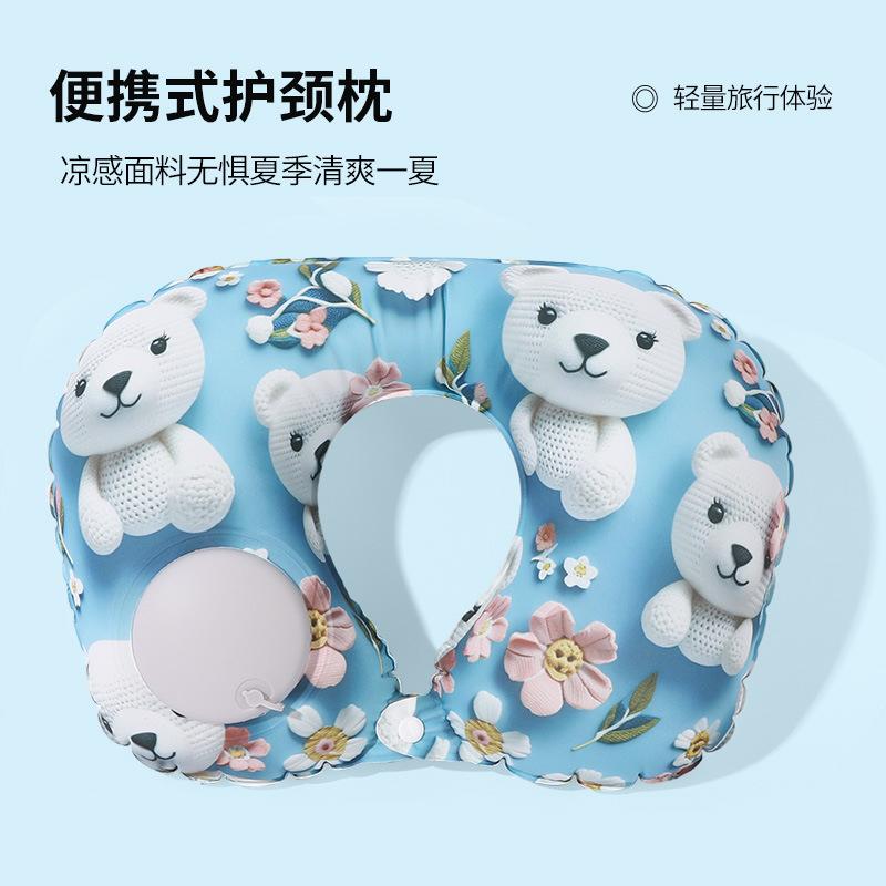 TPU充气充气便携颈枕颈枕便携枕
