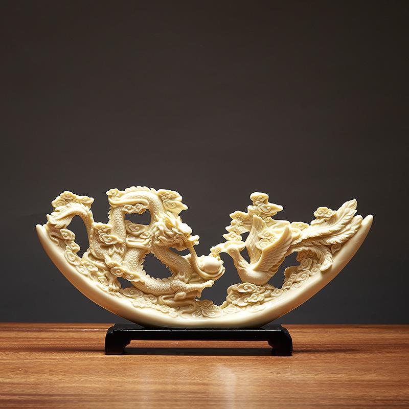新中式客厅摆件玄关博古架酒柜轻奢家居饰品领导办公室艺术品包邮