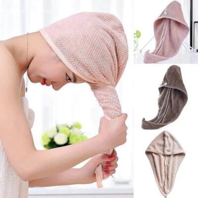 Magic Microfiber Hair Fast Drying Dryer Towel Bath Wrap Hat