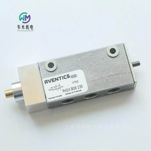 AVENTICS机械阀R424B08235气动系统冲杆操作