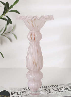 烛台家居轻客厅餐桌欧式创意玻璃奢玻璃工艺品摆件花瓶插花高档