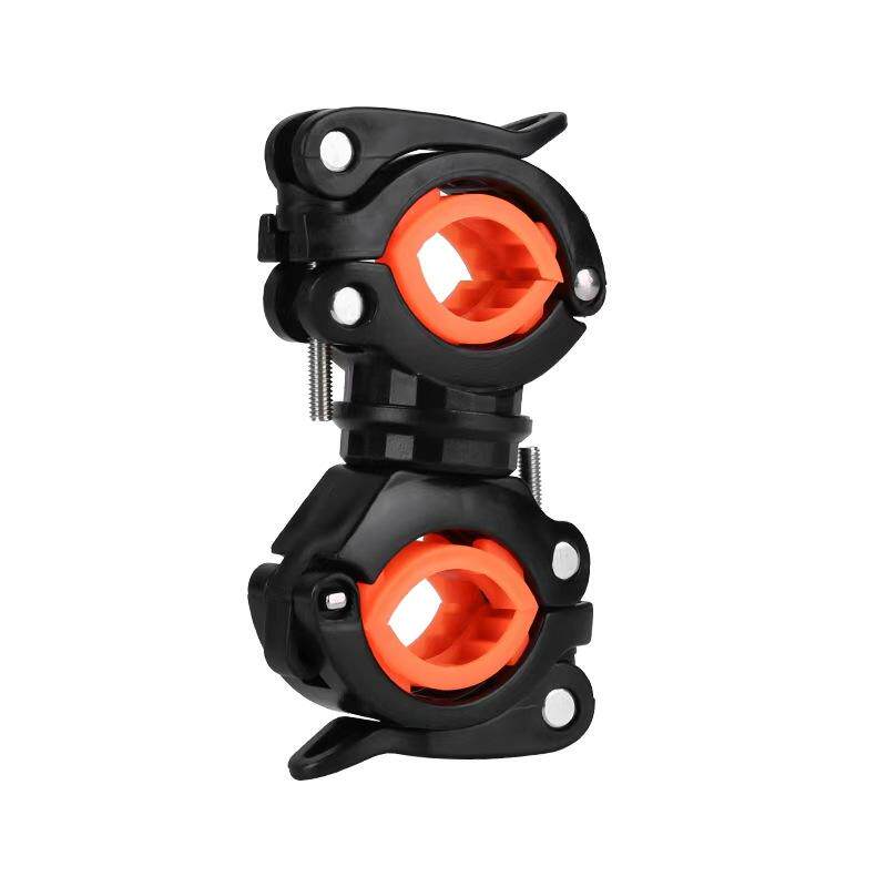 自行车灯架山地车强光前灯支架照明手电筒夹子音响固定架单车配件