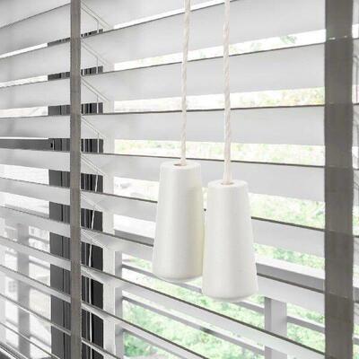 12 Pcs Roller Pendant Cord Knobs for Curtain Blind Window