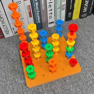 Children Stacking Blocks Montessori Toys Early Education Lar