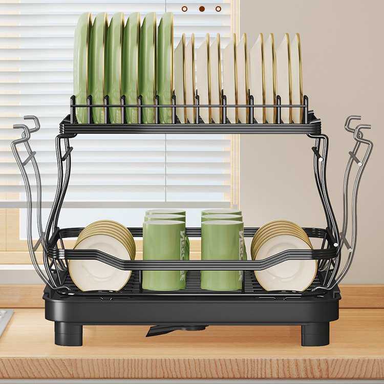厨房多用途家用台面沥水收纳置物架碗碟筷架免打孔伸缩水盘碗碟架,厨房/烹饪用具,厨房抽屉置物架,淘宝优惠券,粉丝福利购,淘宝优惠卷
