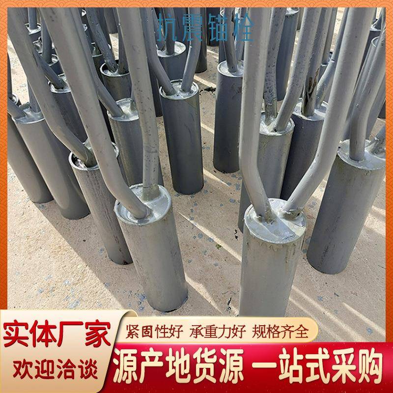 桥梁抗震锚栓桥墩桥台防震锚栓配套橡胶支座防震锚栓
