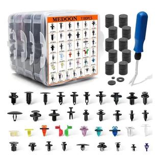 1295胀PS盒装卡扣1180pcCs汽车卡扣紧修理工具包固件1180PCS膨卡