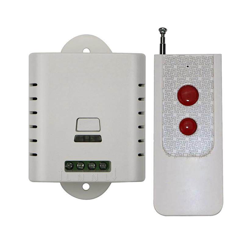 镭射花纹红钮遥控110V220V单路LED灯具家用小电器开关改装控制器