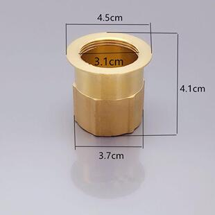 全铜4分水管堵塞头6分外丝堵头四分角阀内丝堵帽闷头20水龙头25盖