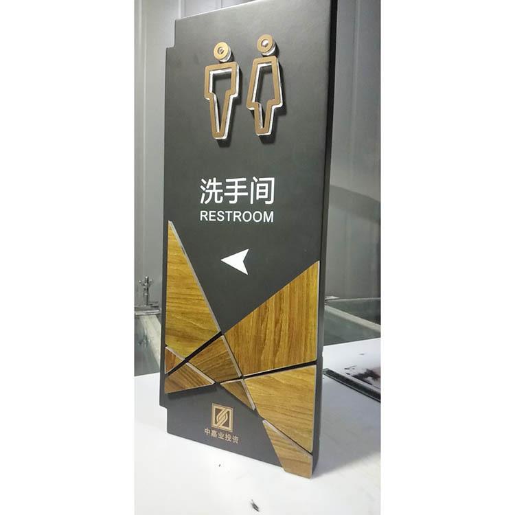 小区社区公园不锈钢烤漆户外索引导向导引导视指引立牌制作