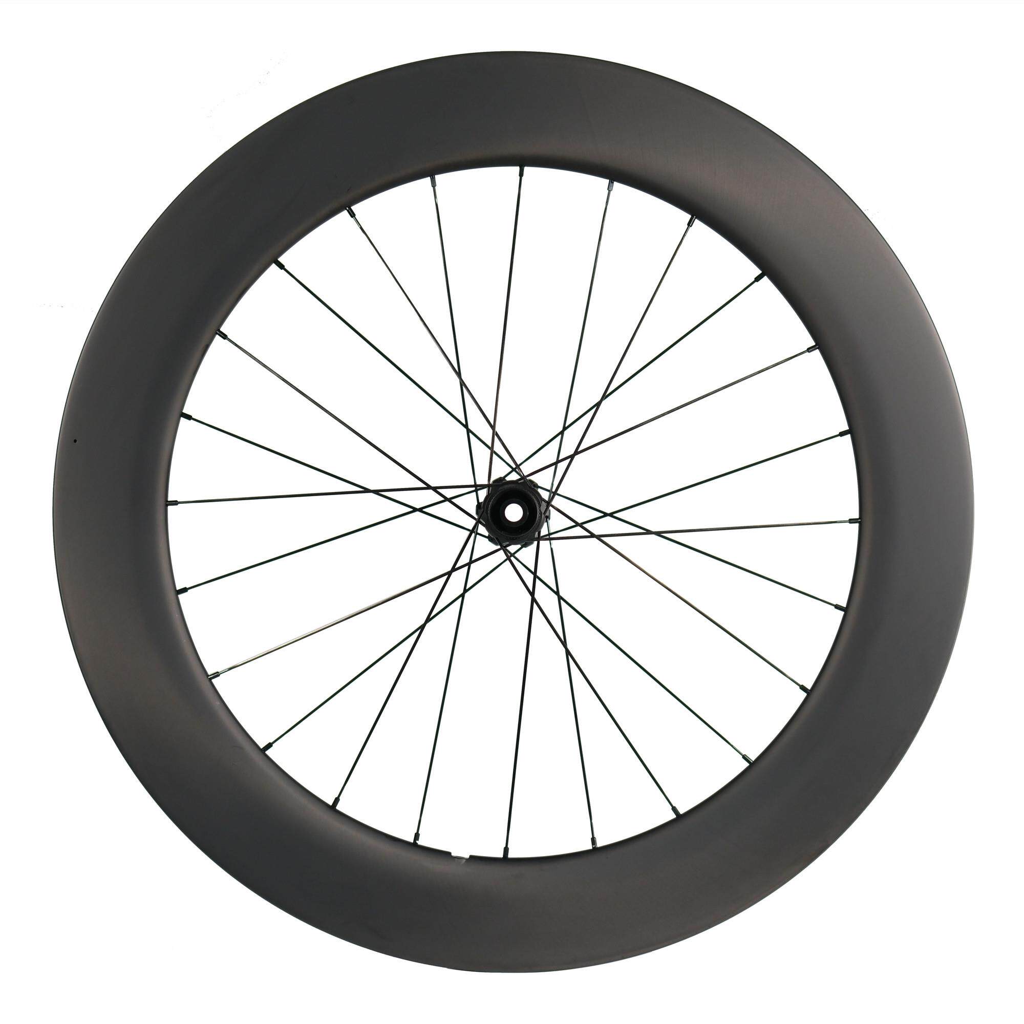 MAX 超轻78框高系列 胖圈高框轮组铁三车TT碳纤维轮组公路车轮组