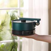 旅行可携式 折叠锅户外电磁炉迷你小型快煮锅电火锅一人车载用小锅